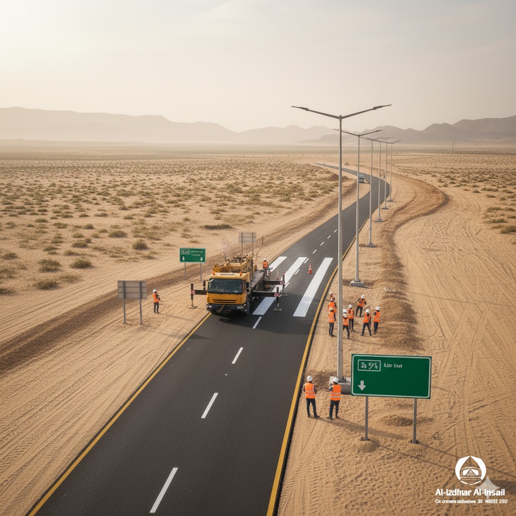 آلية رصف الطرق